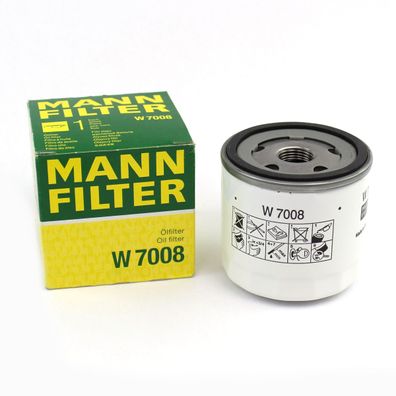 Mann Filter Ölfilter W7008 für Ford Fiesta Focus Mondeo Mazda Volvo S40 S60 V40