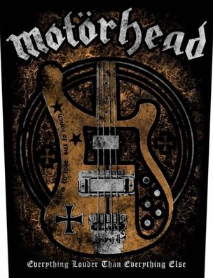 Motörhead Lemmy´s Bass Rückenaufnäher Backpatch Metal Shop