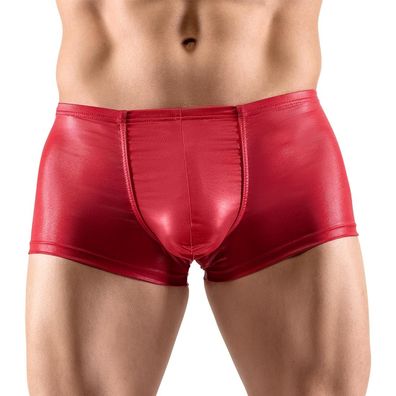 Sexy Herren Pants M-2XL mit Push-up + roter Glanz-Look + Club Party Hose "Amos" C12