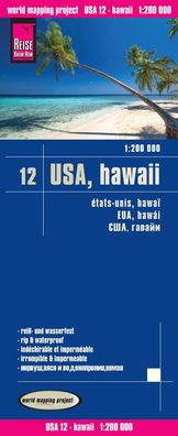 Reise Know-How Landkarte USA 12, Hawaii (1:200.000): world mapping project,
