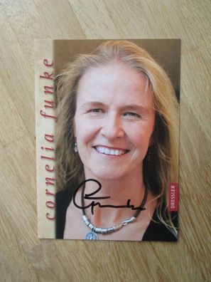 Tintenherz Schriftstellerin Cornelia Funke - handsigniertes Autogramm!!!