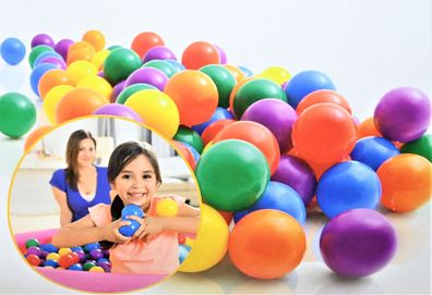 Intex 49602 NP Small Fun Ballz - Kunststoffbälle - 88 Stück - Ø 6,5 cm Bälle * A