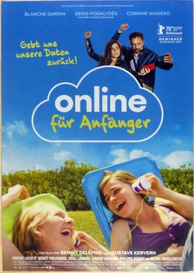 online für Anfänger - Original Kinoplakat A1 - Blanche Gardin - Filmposter