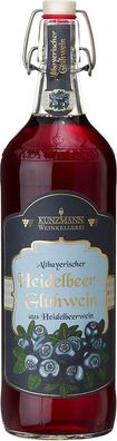 Kunzmann Altbayerischer Heidelbeer-Glühwein 6x 1,00 Liter 9% vol.
