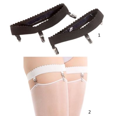 Damen elastischer Anti-Rutsch-Bein Strumpfhalter Oberschenkel hoher Strumpf