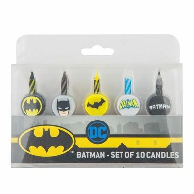 Batman Kerzen Set Geburtstagskerzen DC Kuchenkerzen NEU & OVP 10 Stück