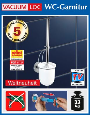 WC-Garnitur Vacuum-Loc HxBxT: 34 x 10 x 13 cm