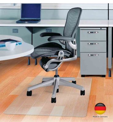Bodenschutzmatte Bürostuhlunterlage Bodenmatte Stuhlunterlage Öko PET 2mm Matte