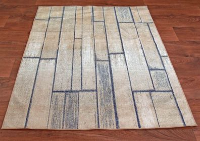 Seidenglanzteppich Teppich Laminat Holzoptik Edles Design mehrere Größen 67-160
