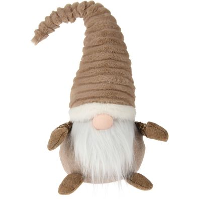 Weihnachtsfigur Wichtelmännchen mit Mütze, 18 cm