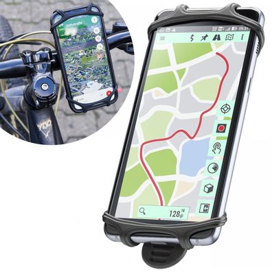 Cellularline Universal FahrradHalterung LenkerHalter für Handy Smartphone Navi