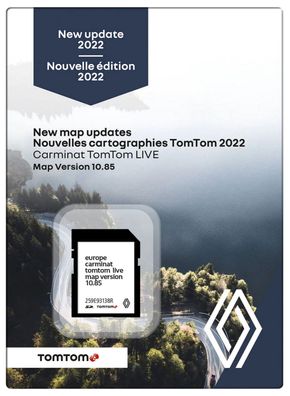 Renault Carminat Tom Tom Live 10.85 Update SD Karte GPS Europa 2022/23