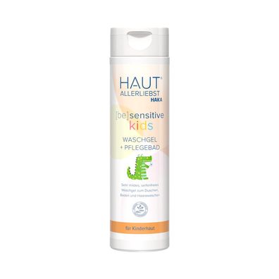 HAKA Kids Waschgel + Pflegebad 250ml Schaumbad Duschgel Shampoo für Kinder