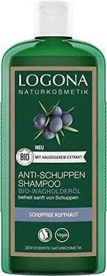 LOGONA Naturkosmetik Anti-Schuppen Shampoo Mit Bio-Pflanzenextrakten 250 ml