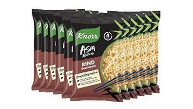 Knorr Noodle Express Asia Rind Geschmack Instant Nudeln 1 Portion 11er Pack