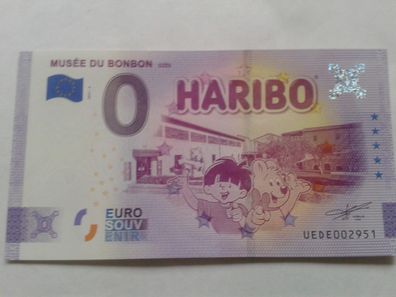 0 euro Schein Souvenirschein Haribo 2021-3 Souvenirschein 2021-3