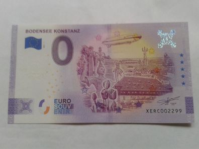 0 euro Schein Souvenirschein Bodensee Konstanz 2021-1 Souvenirschein 2021-1