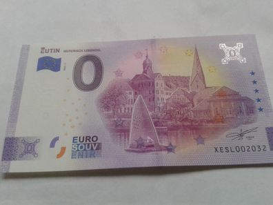 0 euro Schein Souvenirschein Eutin historische Stadt 2021-1