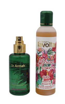 LaVolta Shea African Flowers Duschöl 200ml + Eau de Parfum 100ml