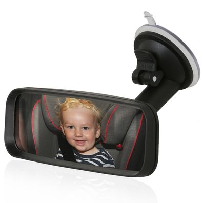Baby Kind Auto Spiegel KFZ Rückspiegel mit Saugnapf und Schwanenhals Made in DE