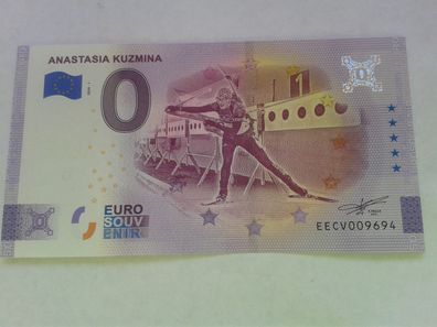 Null euro Schein 0 euro Schein Souvenirschein Anastasia Kuzmina 2020-1