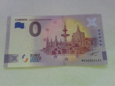 Null euro Schein 0 euro Schein Souvenirschein Caminha 2021-1
