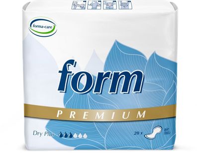 100 forma-care Premium Dry form - Inkontinenzeinlagen - latexfrei - plus
