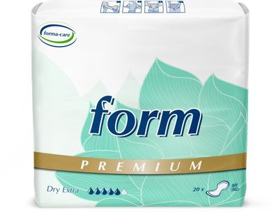 100 forma-care Premium Dry form - Inkontinenzeinlagen - latexfrei - extra