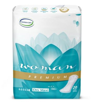 forma-care Premium Dry woman - 200 Inkontinenzeinlagen - latexfrei - maxi