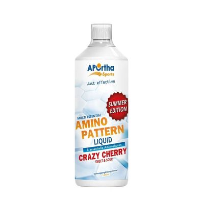 Aportha Multi essential Amino Pattern Liquid - Crazy Cherry - 1 Liter VEGAN