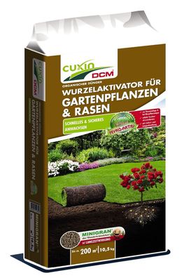 Cuxin DCM Wurzelaktivator Gartenpflanzen & Rasen Anwachshilfe 10,5 kg