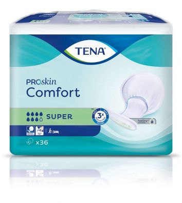 TENA ProSkin Comfort ConfioAir - 72 Vorlagen - Super - Inkontinenzvorlagen