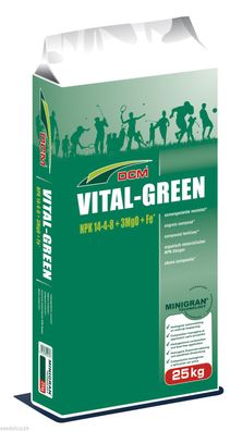 Cuxin DCM Vital-Green 25 kg Minigran Rasendünger für Sport- und Golfplatz