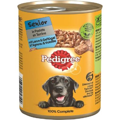 Pedigree | Senior mit Lamm und Geflügel - 12 x 400 g ? Hundenassfutter