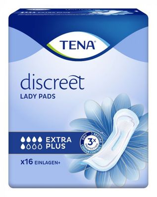 TENA Lady Discreet - 96 Slipeinlagen - bei Blasenschwäche - extra plus