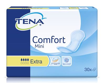 TENA Comfort Mini Extra | 240 Inkontinenzeinlagen | anatomisch geformt