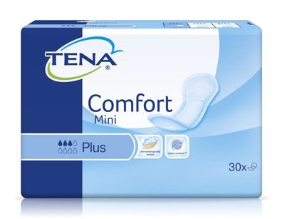TENA Comfort Mini Plus | 180 Inkontinenzeinlagen | anatomisch geformt