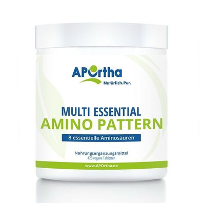 Aportha Amino Pattern Aminosäuren - 420 vegane Tabletten MHD 2/2025