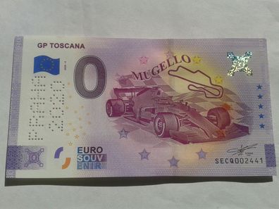 Null euro Schein 0 euro Schein Souvenirschein GP Toscana Mugello MünzmessePrag 2020-4