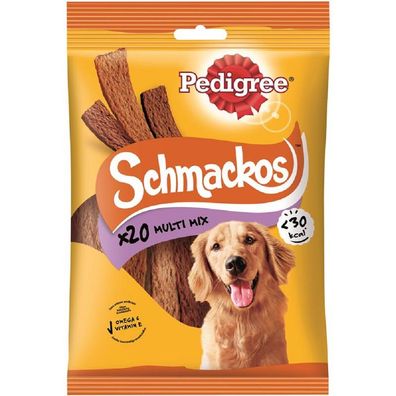 Pedigree ?Schmackos 4 Sorten - 9 x 20 Stück ? Hundesnacks