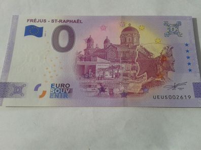 0 euro Schein Eurosouvenirschein Billet Fréjus St. Raphaél. 2021-1