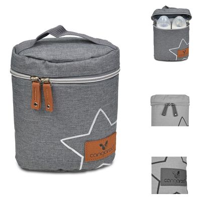 Cangaroo Thermotasche Charlie Thermobox für 2 Babyflaschen Reißverschluss Griff