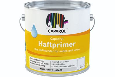 Caparol Capacryl Haftprimer 2,5 Liter silbergrau