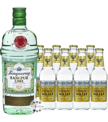 Tanqueray Rangpur Gin & 8 x Fever-Tree Indian Tonic Water (41,3 % Vol., 2,3 Liter) (4