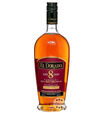 El Dorado 8 Jahre Rum (, 0,7 Liter) (40 % Vol., hide)