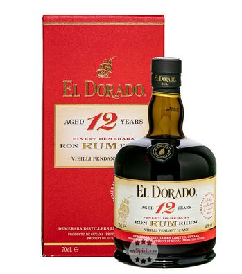 El Dorado 12 Jahre Rum (, 0,7 Liter) (40 % Vol., hide)