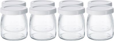 Steba Joghurtbecher JM 3, 8 Glas-Joghurtbecher, 0,18 Liter