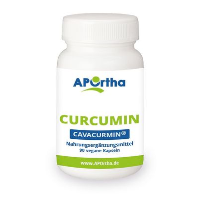 748,06€/ KG) APOrtha Cavacurmin® Curcumin - 90 veg Kurkuma Kapseln hochdosiert!