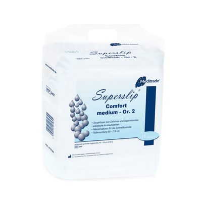 90 Superslip Comfort - Inkontinenzwindel - Gr. M - Einmalunterwäsche - Auslaufschutz