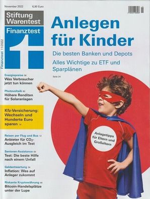 Stiftung Warentest: Finanztest, Heft November 2022